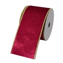 Schleife Rosa Goldfarbig 6.3 cm x 5 m