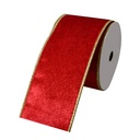 Ruban Rouge Couleur or 6.3 cm x 5 m