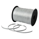 Schleife Silberfarbig 0.5 cm x228 m