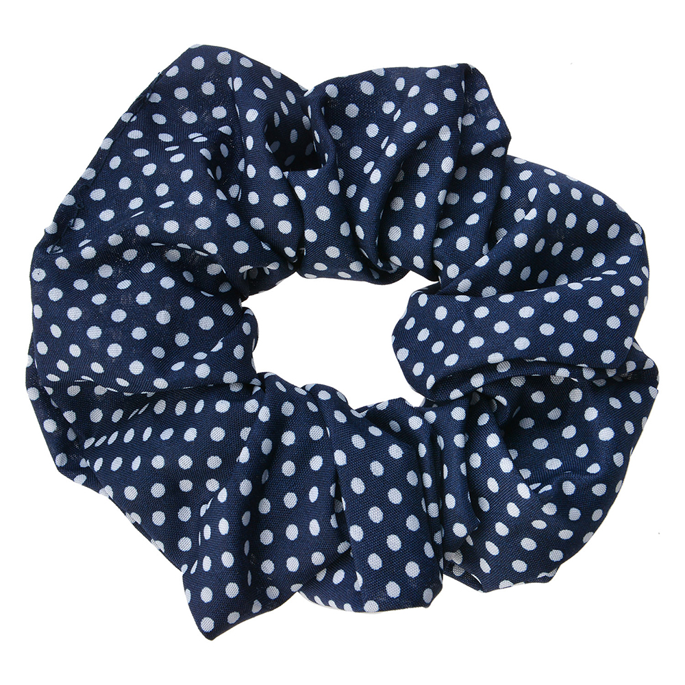 [MLHCD0158BL] Haarelastiekje blauw Ø 10x3 cm