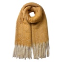 Winterschal Damen Gelb 50x180 cm