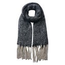 Foulard Donna Invernali Nero 50x180 cm