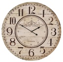 Wall Clock Beige Ø 60x5 cm / 1xAA