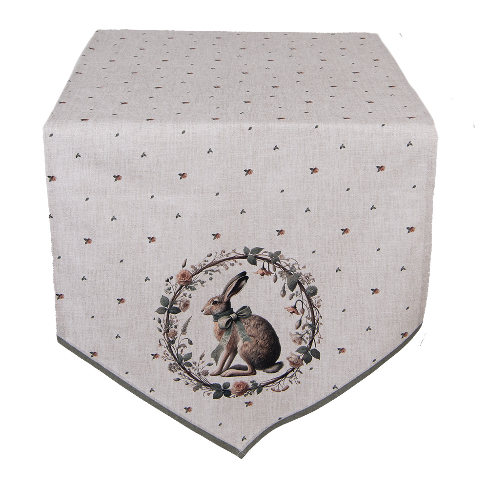 [NLE65] Chemin de table Beige Marron 50x160 cm