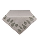 Tovaglia Natalizia Beige Verde 150x150 cm