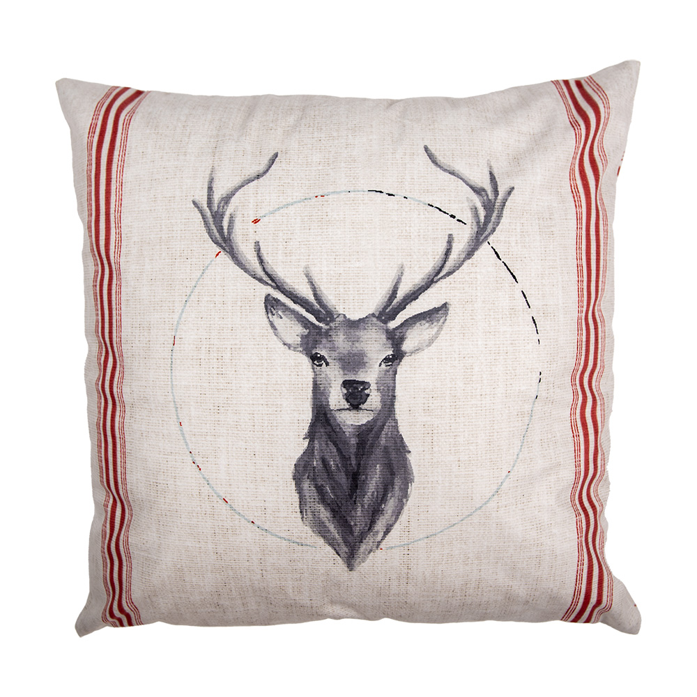 [NWV24-1] Federe Cuscini Beige Rosso 45x45 cm