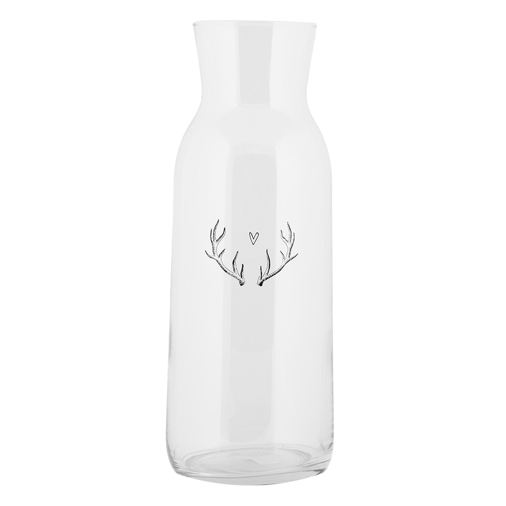 [NWVGL0001] Carafe Transparent Ø 9x25 cm / 1000 ml
