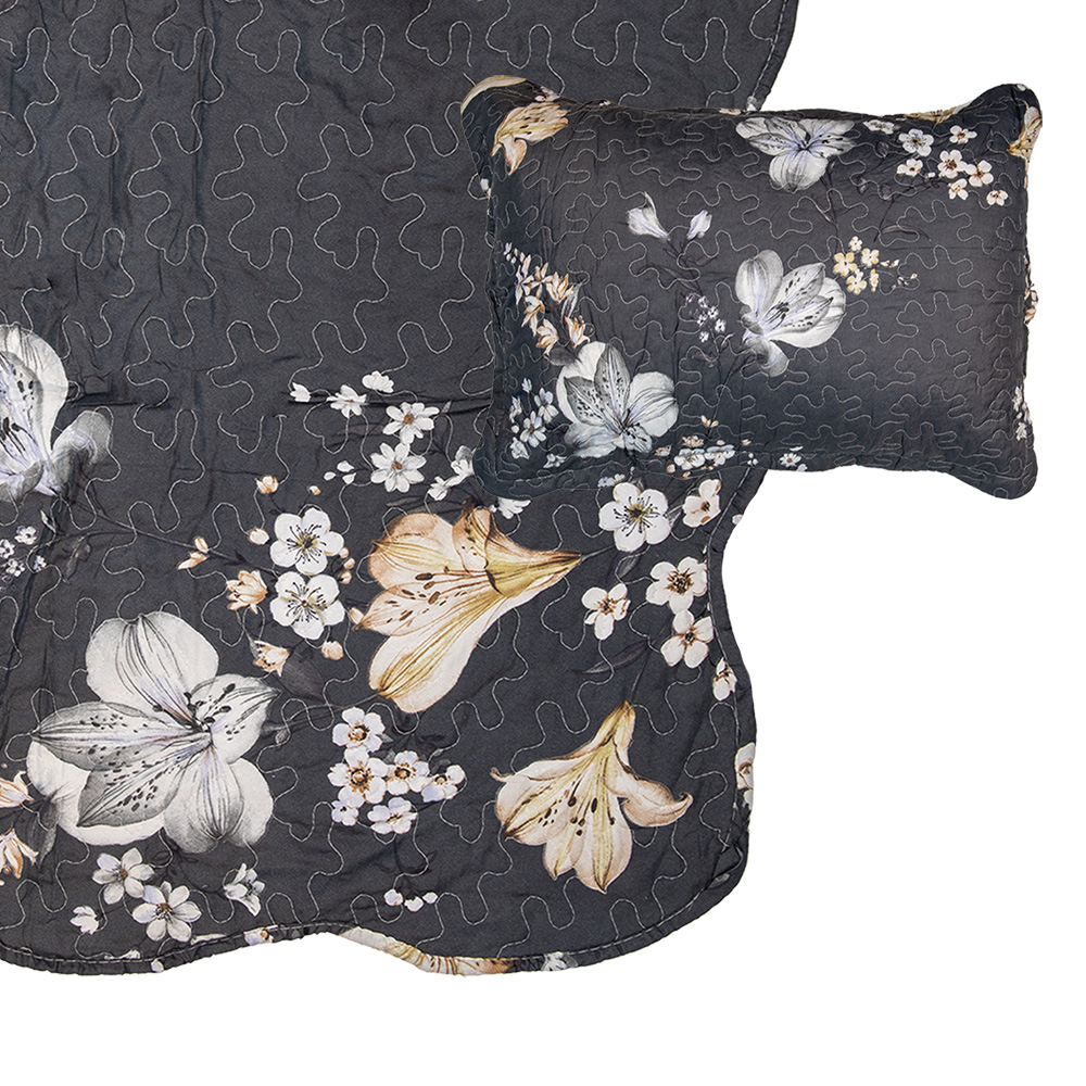 Bedsprei 180x250 cm / 1x kussensloop 50x70 cm