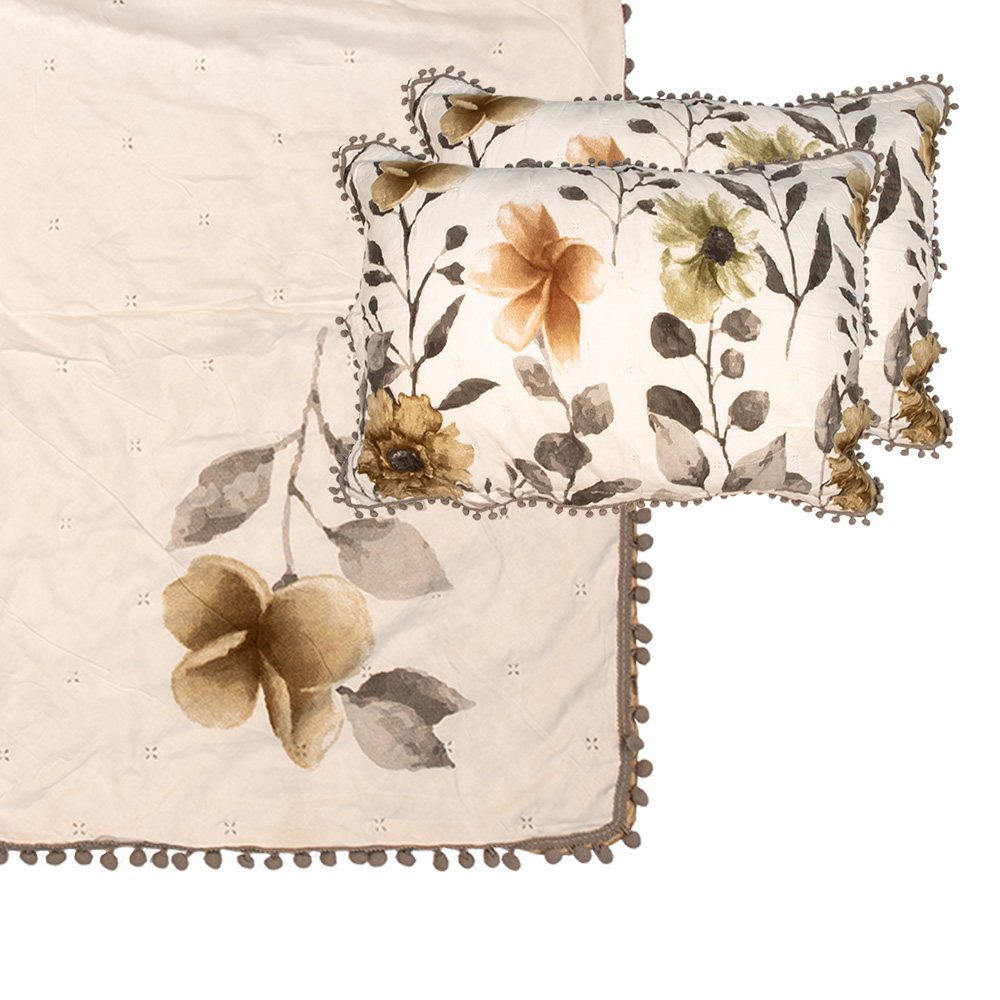 [Q210.061] Bedsprei 220x240 cm / 2x kussensloop 50x70 cm