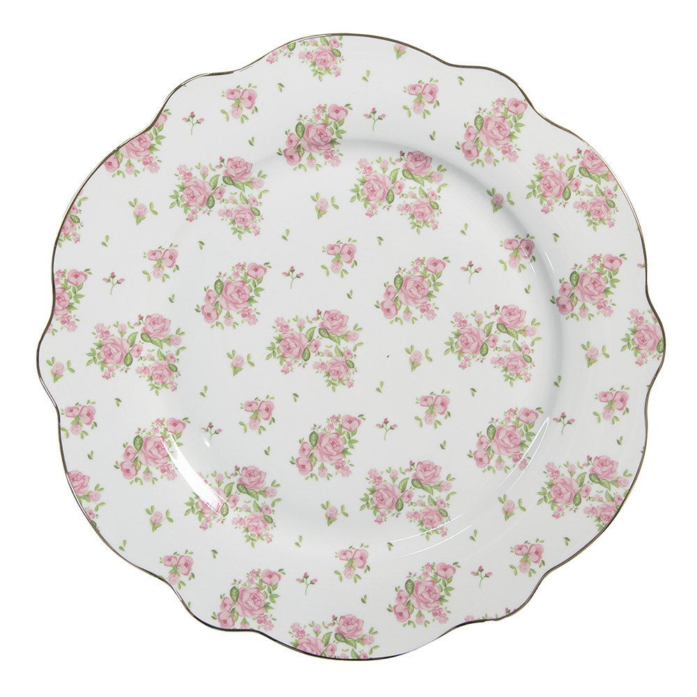 [SWRFP] Piatto da cena Rosa Ø 27x2 cm