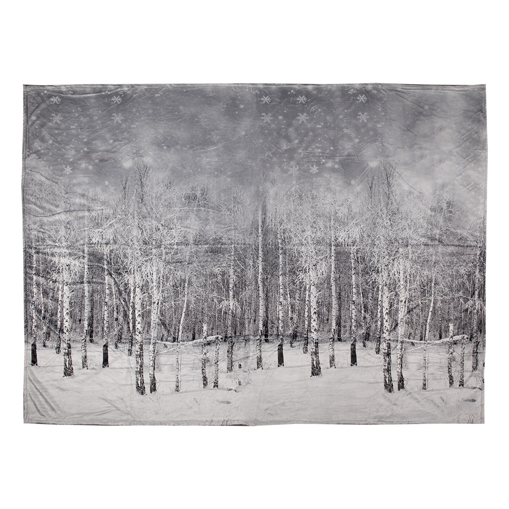 [TIS60] Plaid Grey 130x170 cm