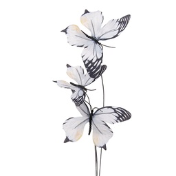 [50875] Decoratie tak met vlinders 10x10x65 cm