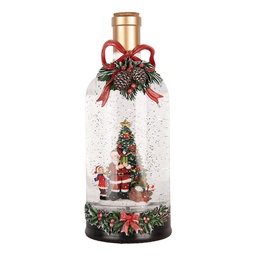 [6PR6183] Sneeuwbol met LED Ø 12x30 cm / 3xAA
