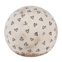 Decoration Beige Black Ø 12x12 cm