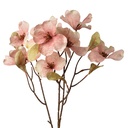 Kunstblumen Rosa 12x8x72 cm