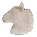 Flower Pot Inside Horse Grey 16x10x15 cm