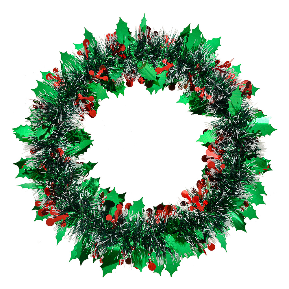 Decoratie krans kerst Ø 35x4 cm