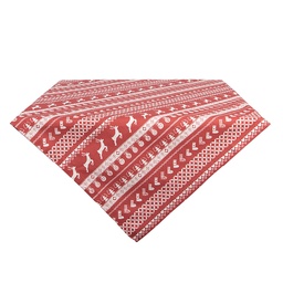 [NOCN01] Square Christmas Tablecloth Red 100x100 cm
