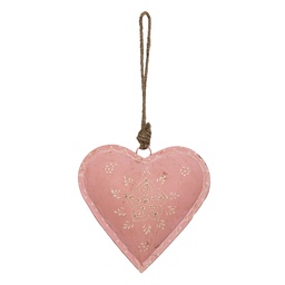 [6Y4813L] Anhänger Schmuck Herz Rosa 14x4x14 cm