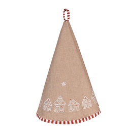 [GBB48] Dishcloth Brown White Ø 80 cm