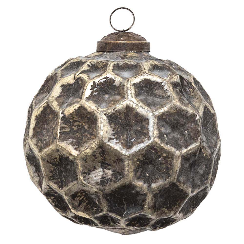 Boule de Noël Cuivre, Marron Ø 10x10 cm