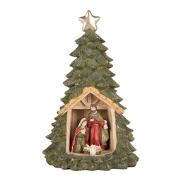 [6PR5404] Decoratie kerstboom met LED Ø 15x24 cm