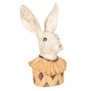 Deko Kaninchen Beige, Gelb 11x8x24 cm