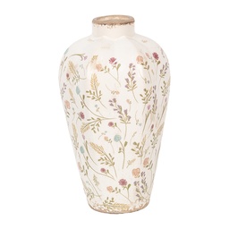[6CE1937S] Vase Beige Rosa Ø 17x30 cm