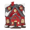 Décoration d'un Maison avec LED Rouge Gris 6x5x7 cm