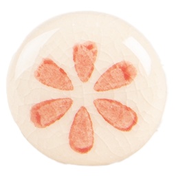 [66275O] Pomello per Porta Beige Arancio Ø 3x3 cm / S3 cm