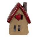 Décoration maison Marron Rouge 12x9x16 cm