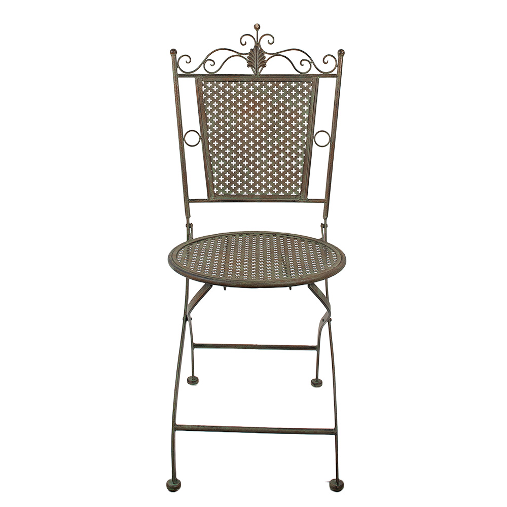 Bistrostuhl Grün Braun 43x45x96 cm