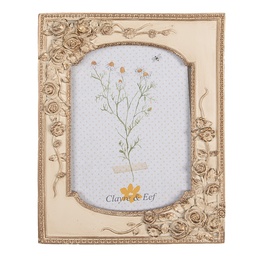 [2F1058] Cornice Foto Beige 18x3x23 cm / 13x18 cm