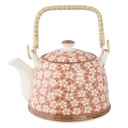 Teiera con infusore Rosa 18x14x12 cm / 700 ml