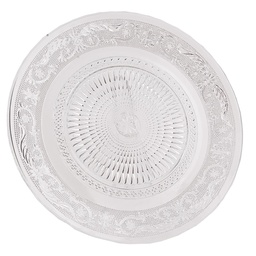 [6GL0224] Geschirr Essteller Transparent Ø 25x1 cm