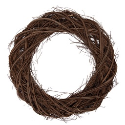 [6RO0607M] Decoration Garland Brown Ø 45x5 cm