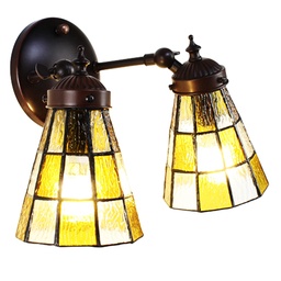 [5LL-6216] Wandlamp Tiffany 30x23x23 cm E14/max 2x40W