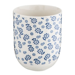 [6CEMU0022] Mug Bleu Ø 6x8 cm / 100 ml