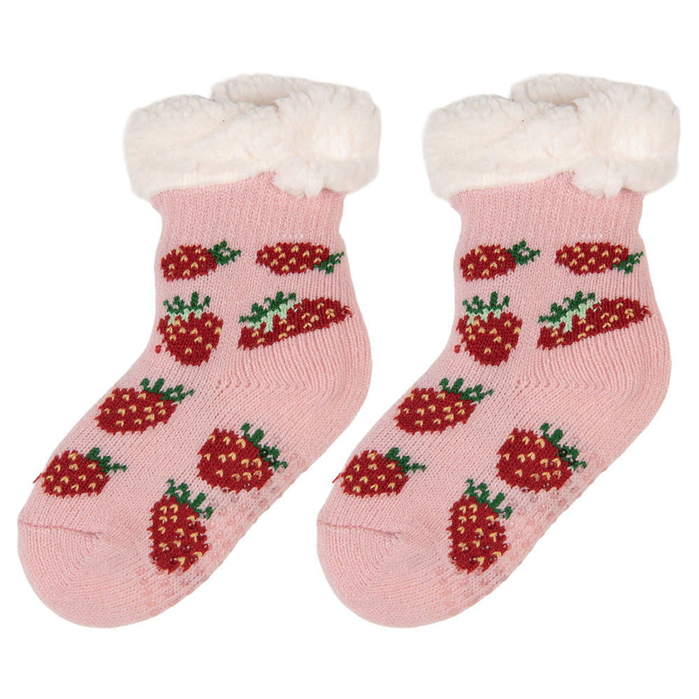 Kindersokken one size roze