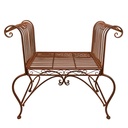 Sedia da Giardino Marrone 76x41x71 cm