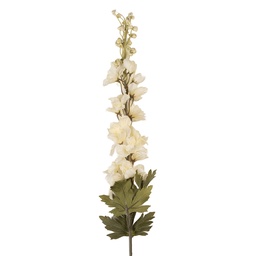 [5PL0163BE] Deko Ast mit Blumen Beige Grün 6x6x77 cm