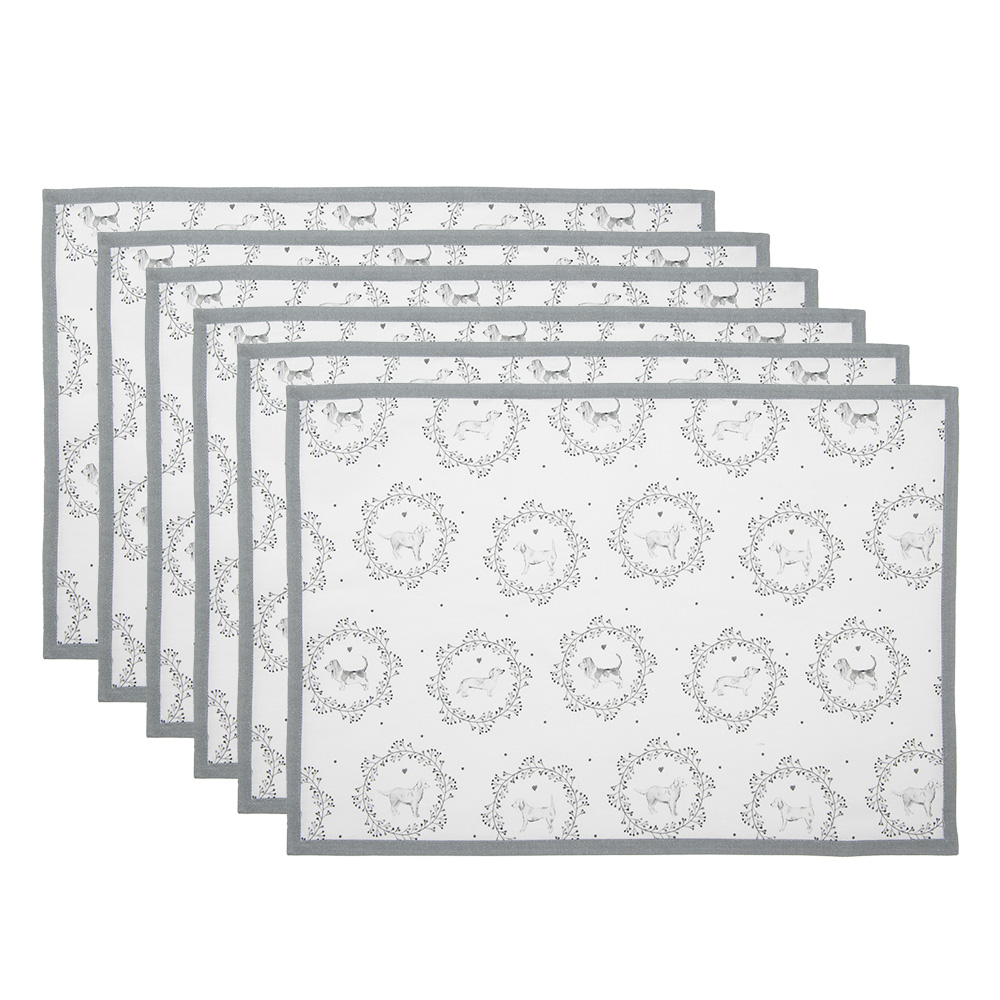 Placemat 6 stuks 48x33 cm SPL