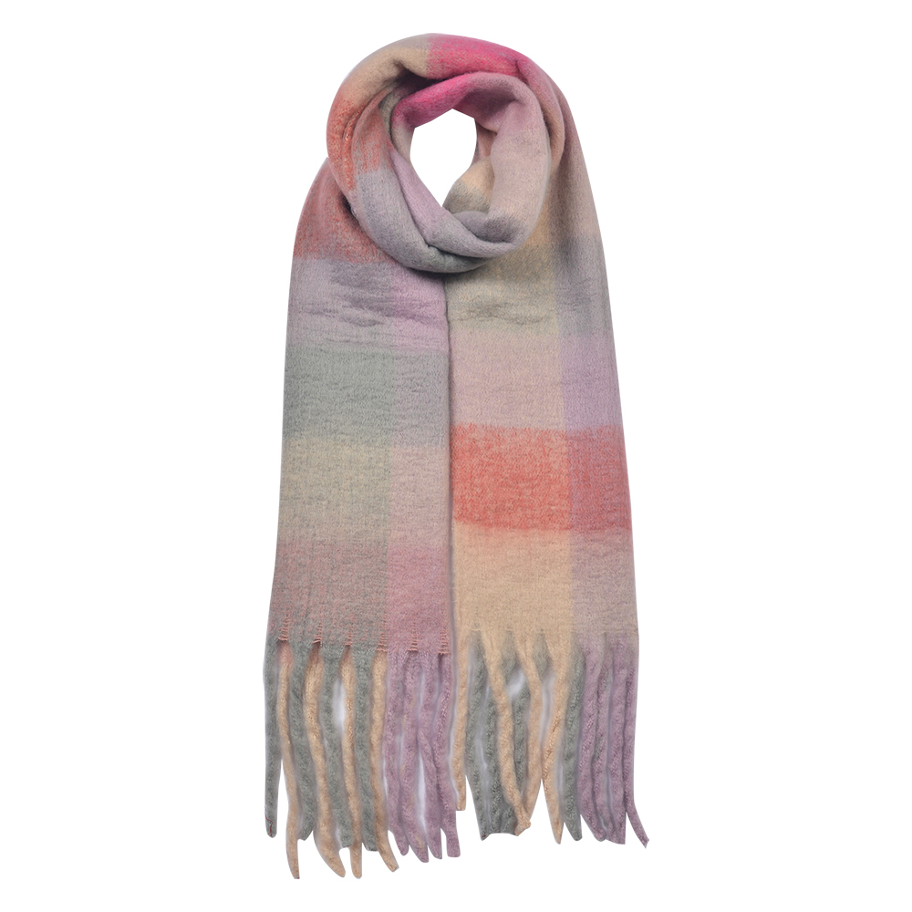 Châle d'hiver pour femmes Rose 35x210 cm