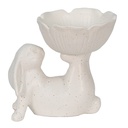 Decorazione Coniglio Bianco 15x11x14 cm