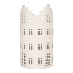 [6Y6184] Décoration Maison Blanc Ø 13x23 cm