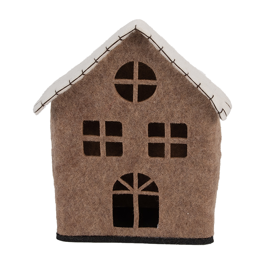 Vilten huis 17x9x19 cm