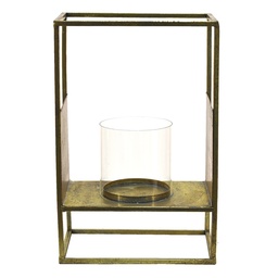 [6Y4504] Lanterna Decorative Rame 25x15x38 cm