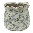 Blumentopf für Innen Grau Beige Ø 12x12 cm