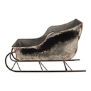 Decorazione Slitta Marrone 80x37x20 cm