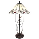 Tischlampe Tiffany Ø 39x69 cm E27/max 2x60W